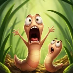composting worm, representing vermicompost and soil health.